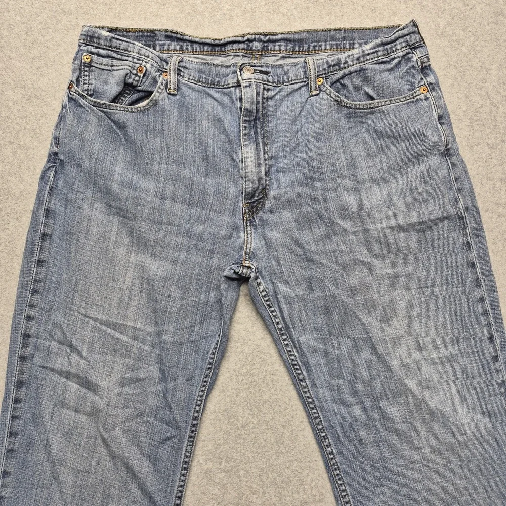 Levi's 514 Jeans Men's 40 x 30 Blue Straight Leg Light Wash Denim